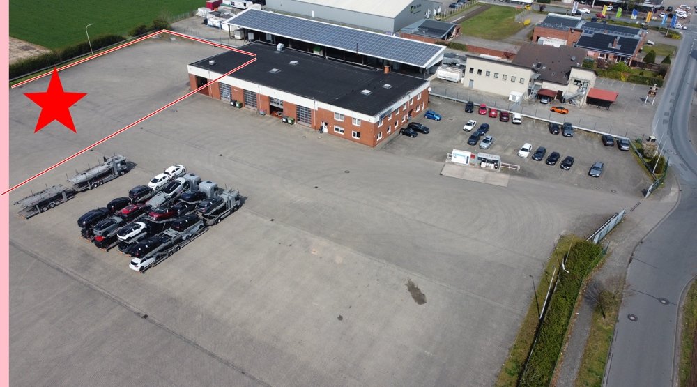 Stellfläche, Parkfläche mit Halle und Büro in Wallenhorst mieten