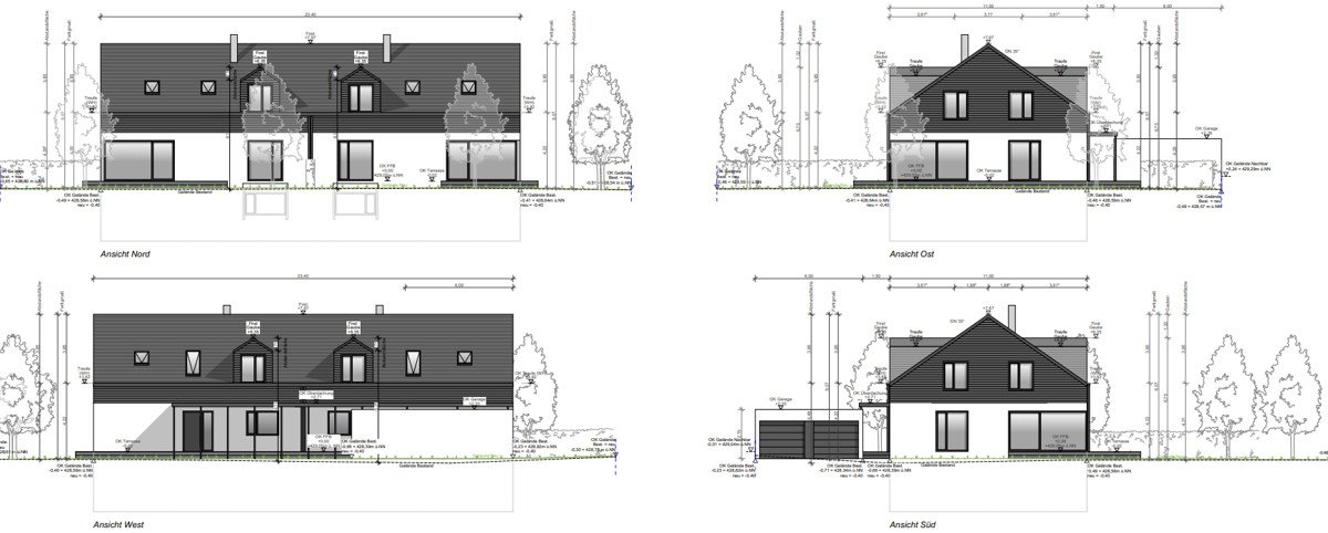 Baugrundstück in ruhiger Wiesenrandlage mit 1090m² Baugenehmigung für Ihr Haus bereits vorhanden