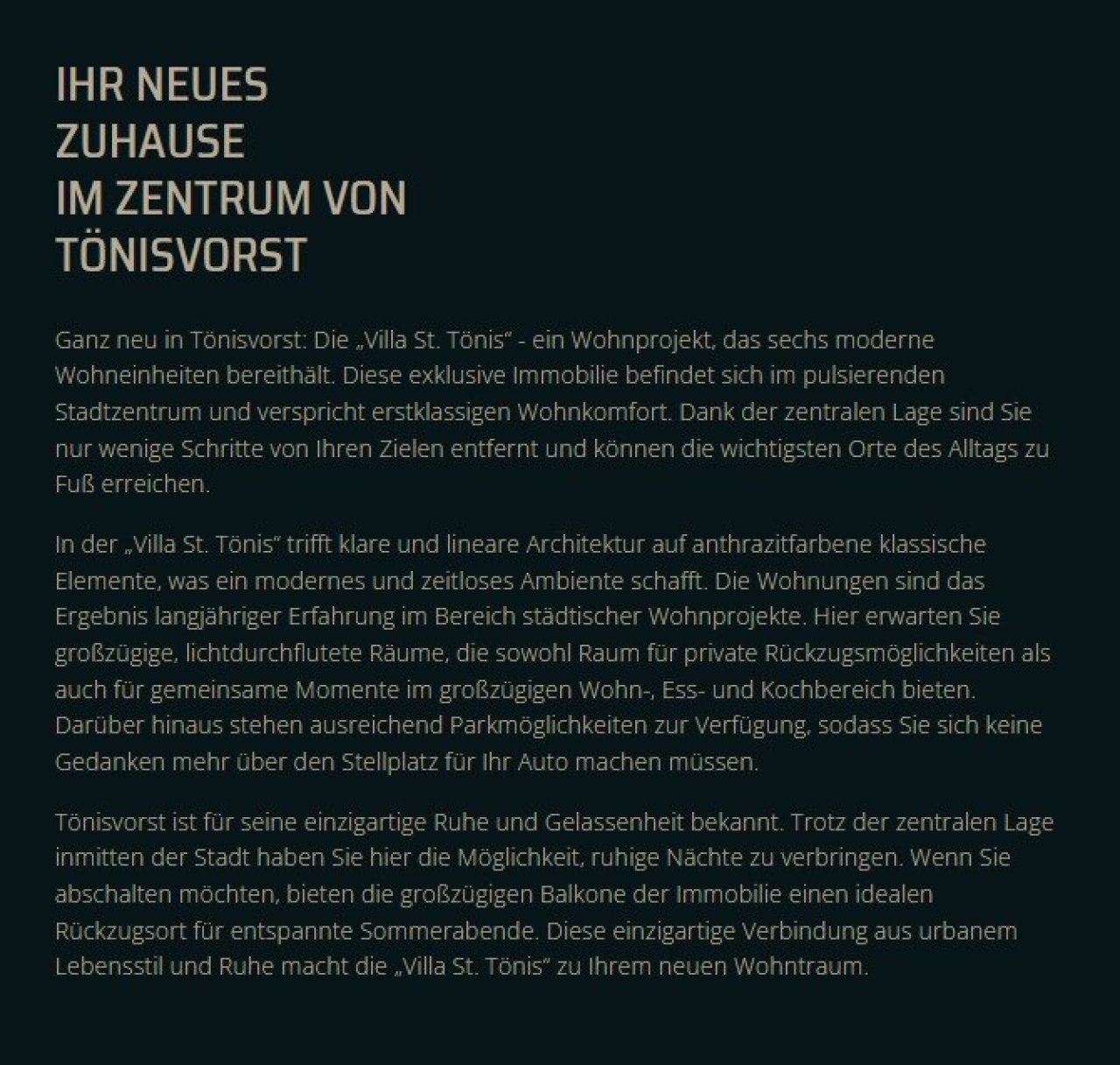 Objektbeschreibung Villa St-Tönis - Immoleon Objektbeschreibung Villa St-Tönis - Immoleon